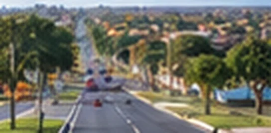 Avenida de Adamantina após obras de melhoria